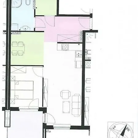 Przestronny Sloneczny Apartament W Kolobrzegu דירה קולובז'ג